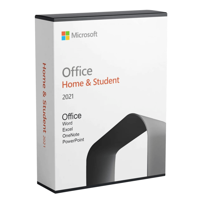 Confezione digitale di Microsoft Office 2021 Home & Student per Windows.