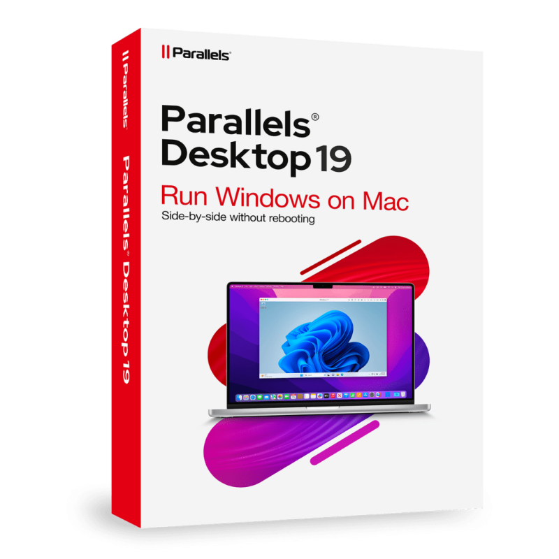 Confezione digitale Parallels Desktop 19 per Mac con compatibilità Windows e macOS